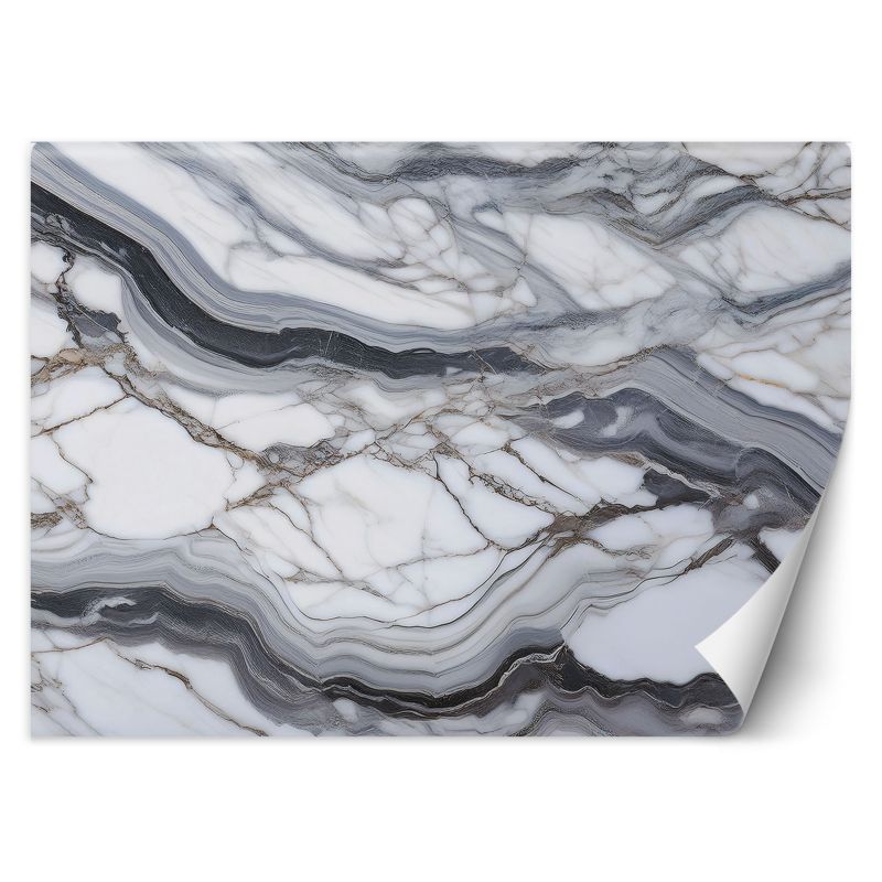 Fototapeta Feeby Szary Biały Marmur Glamour Abstrakcja 250x175 1 szt