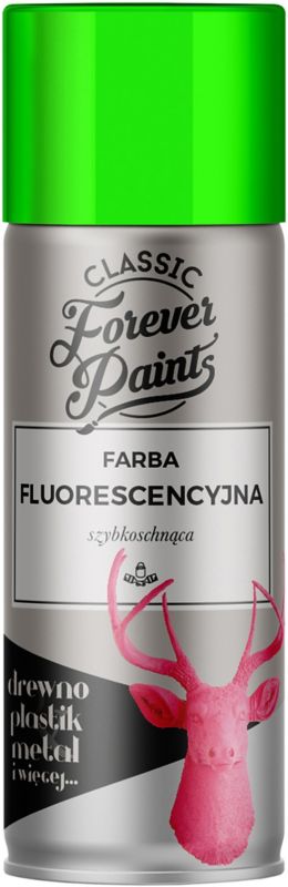 Farba fluorescencyjna szybkoschnąca Forever Paints 400 ml zielona