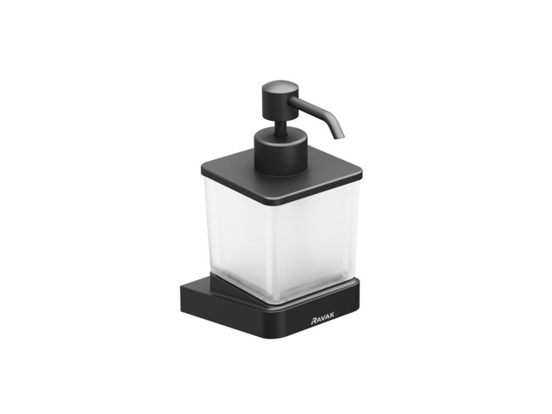 Dozownik do mydła ścienny Ravak 10 TD 231.20 czarny