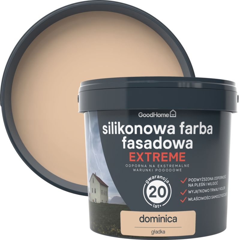 Farba elewacyjna GoodHome Premium dominica 5 l