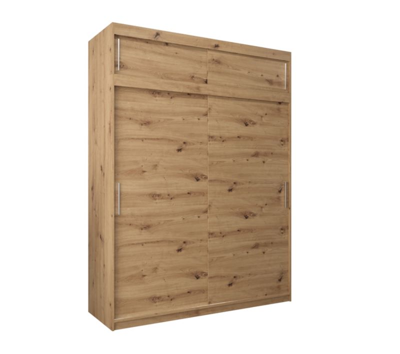 Szafa przesuwna Garderoba Abiks Tokyo 180 artisan + artisan z nadstawką 1 szt.