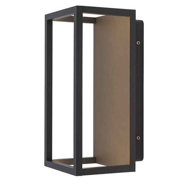 Kinkiet ścienny zewnętrzny Nowodvorski Lighting Symmetry grafit LED 7W 3000K 212lm IP54 wym: 25 x 12,5 x 12,6 cm - 1 szt.