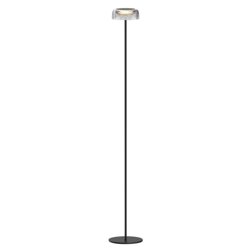 Lampa podłogowa stojąca Polux Trypolis czarna LED 2W 2700K 180lm wym: 130 x 22 x 22 cm - 1 szt.