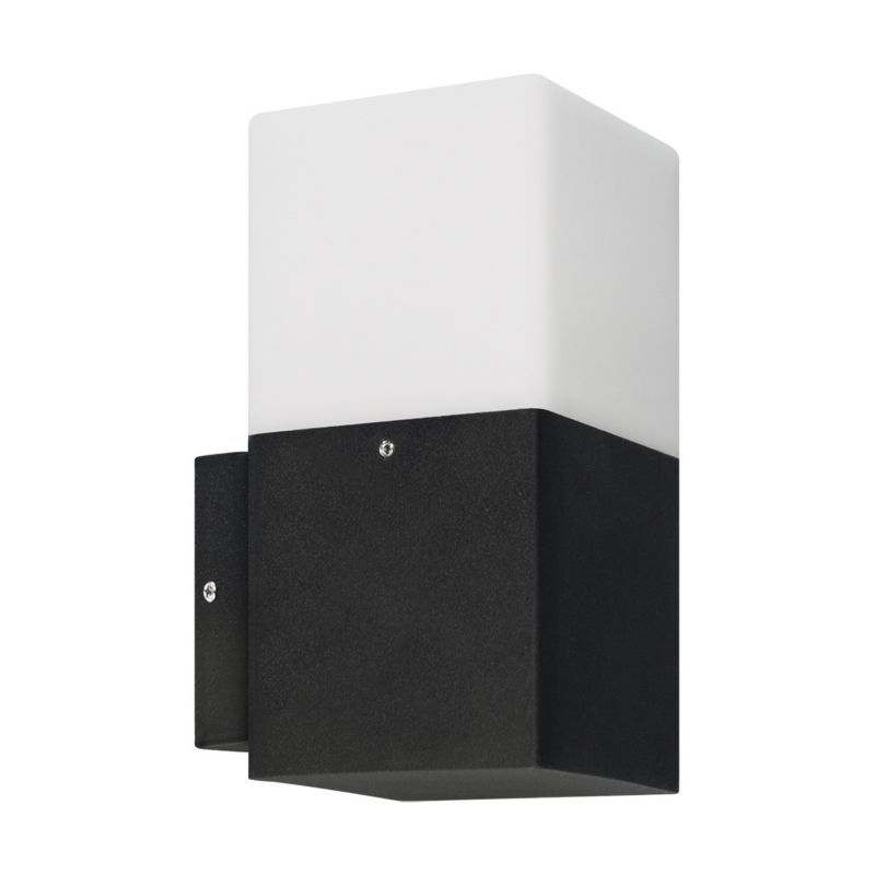 Kinkiet ścienny zewnętrzny Struhm Gryf czarno-biały 1 x E27 x IP44 wym: 16,5 x 8,3 x 11,4 cm - 1 szt.