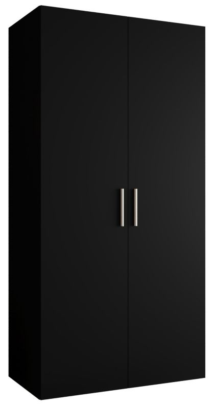 Szafa uchylna Abiks BARI 1 100 wys. 202 cm Czarny + u. Srebrny 1 szt