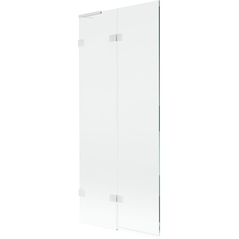 Parawan nawannowy Mexen Lunar L biały 80x150 cm 2-skrzydłowy Transparent 1 szt