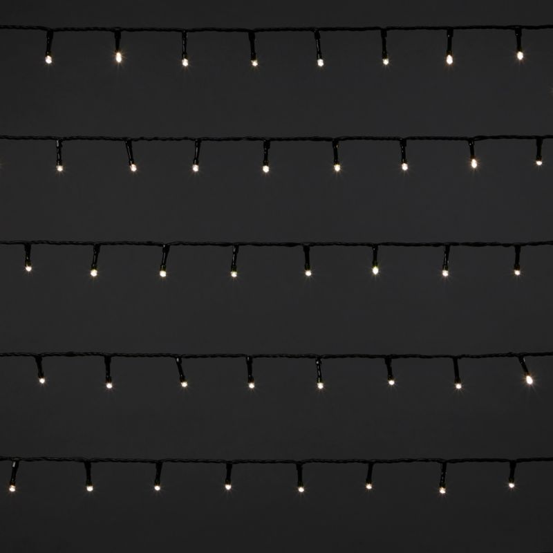 Lampki zewnętrzne 720 LED barwa zimna biała