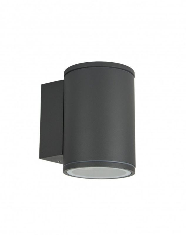 Kinkiet ścienny zewnętrzny SU-MA Adela ciemnoszary 1 x GU10 x IP54 wym: 13,2 x 9 x 12 cm - 1 szt.