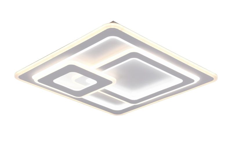 Plafon sufitowy lampa Trio Mita biały LED 76W 2700K-6000K 9250 lm IP20 wym: 7 x 51,5 x 51,5 cm metal - 1 szt.