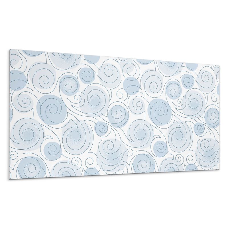 Panel samoprzylepny Wallfluent 120x60 cm Kształty spirali oraz fal 1 szt.