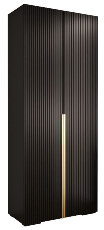 Szafa przesuwna Garderoba Abiks MANHATTAN RYFEL 9 100 czarny 1 szt.