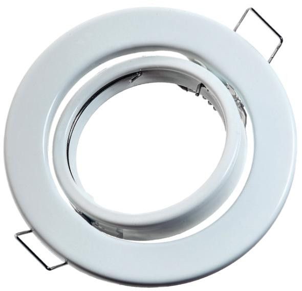 Oprawa sufitowa wpuszczana IdeaLED biała ruchoma 1 x GU10 x 10W IP20 wym: 2,8 x 8,8 x 8,8 cm okrągła - 10 szt.