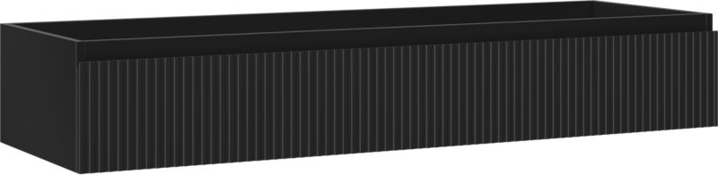 Szafka łazienkowa podumywalkowa Mexen Rivel czarna mat 140 cm 1 szuflada 1 szt.