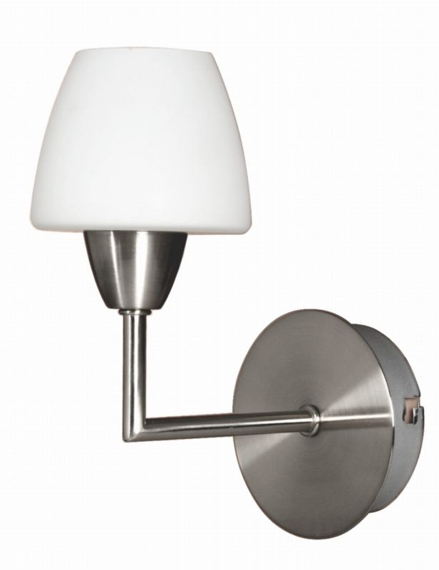 Kinkiet ścienny Candellux Togo srebrno-biały 1 x G9 x 40W IP20 wym: 22 x 11 x 9 cm - 1 szt.