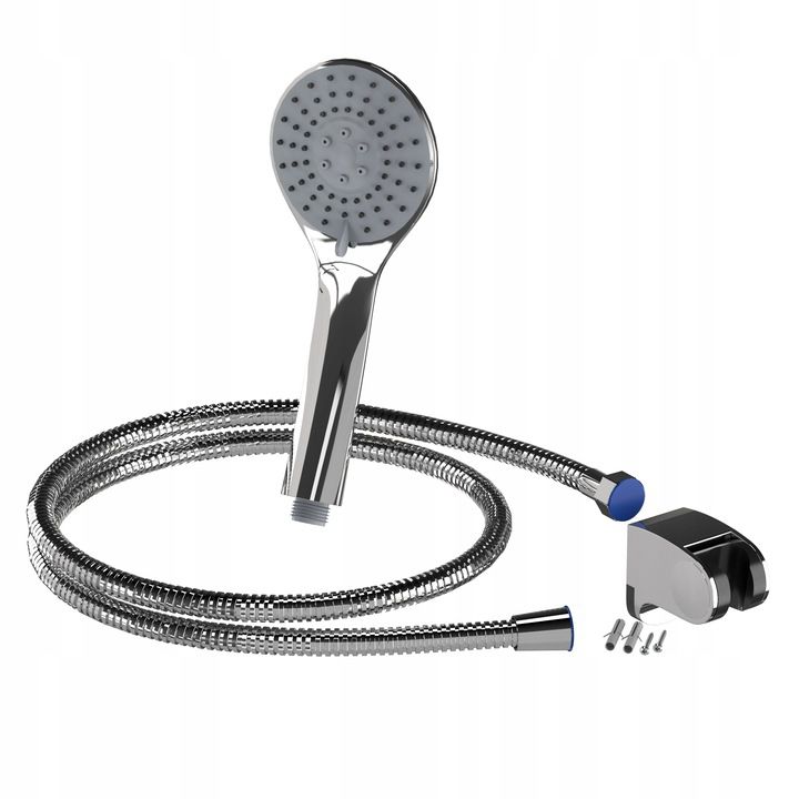Zestaw Natryskowy Granitan Takume Prysznicowy Do Łazienki Słuchawka Wąż Uchwyt Chrom 1 szt.