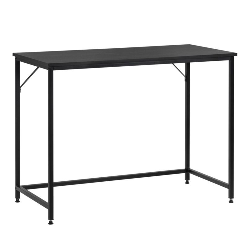 Biurko loft Springos 100x50x76 cm młodzieżowe industrialne, stolik komputerowy nowoczesny, czarne 1 szt.