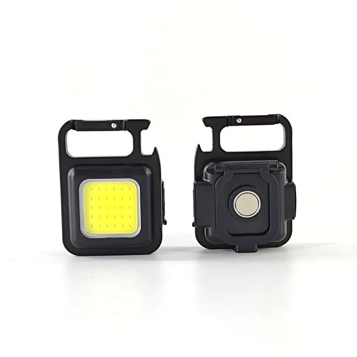 Latarka LED XUDO 5W COB Brelok Akumulator Czarny z przewodem USB-C 1 szt.