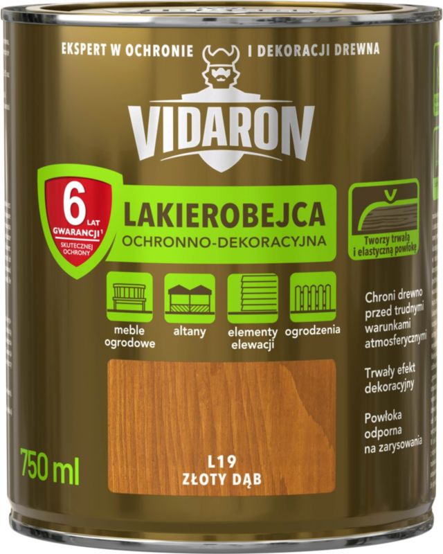 Lakierobejca Vidaron złoty dąb 0,75 l