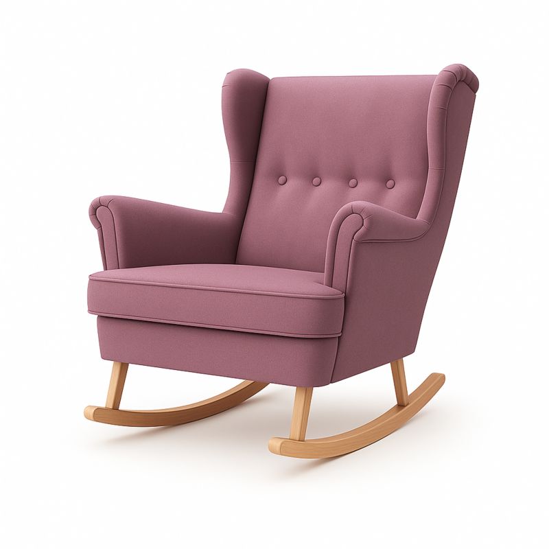 Fotel uszak Sofello welurowy na płozach 1 szt