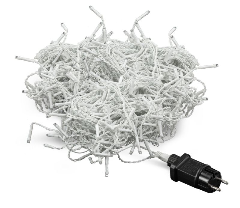 Lampki Corciano Sople Zewnętrzne 500 LED Flash 18 m Białe Ciepłe 1szt.