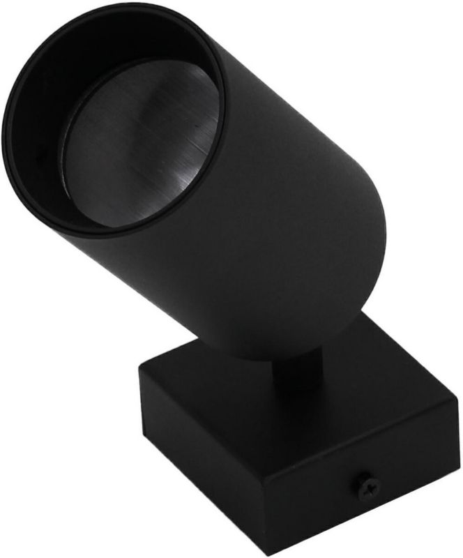 Kinkiet ścienny IdeaLED Qualis czarny 1 x GU10 x 40W IP20 wym: 14 x 6 x 6 cm - 1 szt.