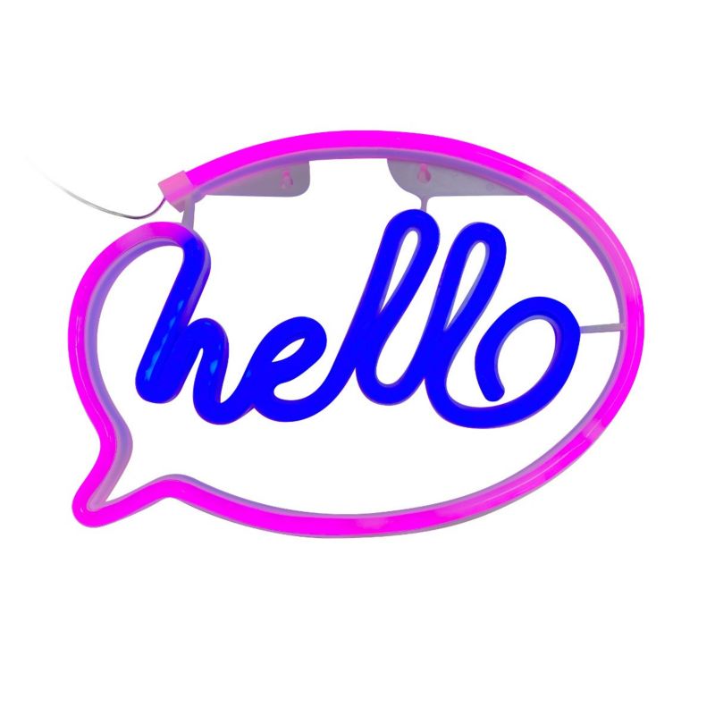 Kinkiet ścienny Zuma Line Neon fioletowo-różowy LED 1.83W IP20 wym: 20,6 x 29,5 x 2,2 cm - 1 szt.