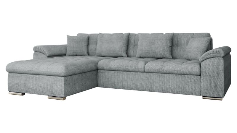 Narożnik z funkcją spania MIRJAN 24 Diana lewy stalowy szary 1 szt.