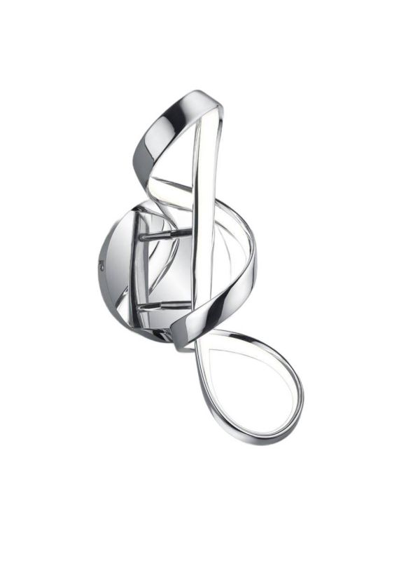 Kinkiet ścienny RL Perugia chromowany biały LED 18W 4000K 2400lm IP20 wym: 40 x 22 x 17,5 cm - 1 szt.