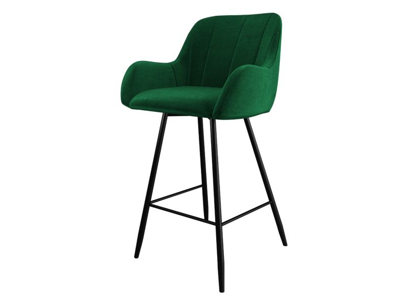 Krzesło barowe MIRJAN 24 Colin butelkowa zieleń 1 szt.