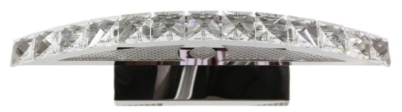 Kinkiet ścienny Candellux Arande chromowany przezroczysty-srebrny LED 8W 250lm IP20 wym: 5 x 38 x 11 cm - 1 szt.