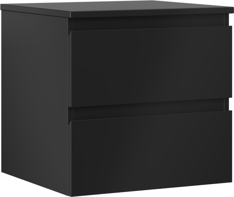 Szafka podumywalkowa Mexen Orio czarna mat 50x46 cm 2 szuflady 1 szt.