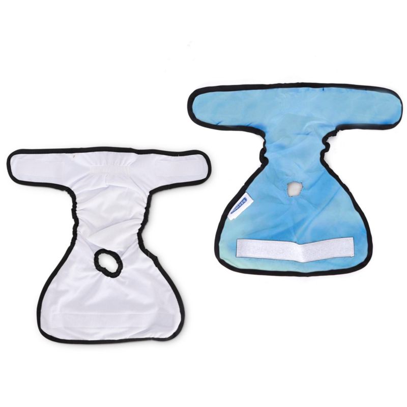 Pielucha EDANTI Dla Psa Wielokrotnego Użytku Niebieska L 1 szt.