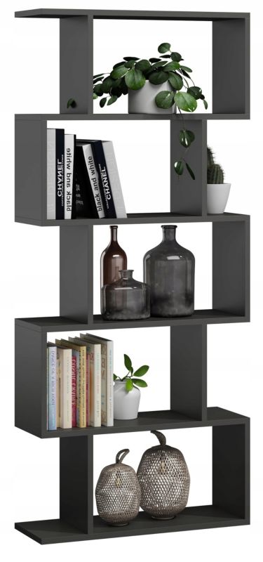 Regał Matkam otwarty BASK szafka Per antracyt 1 szt.