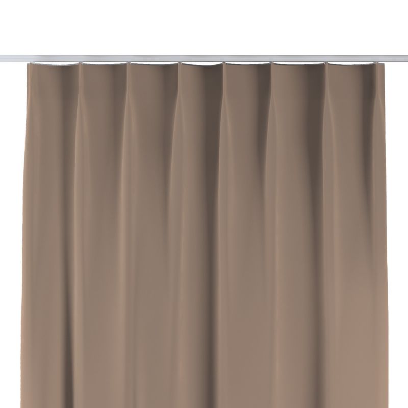 Zasłona na haczykach flex pojedynczych 130 x 260 cm Dekoria mocca 1 szt.