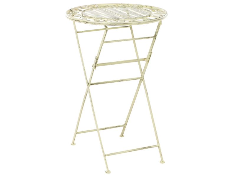 Stolik ogrodowy barowy metalowy 60 cm zielony Bivio 1 szt.