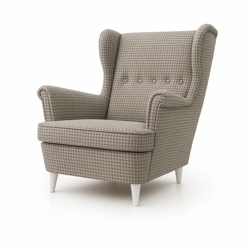 Fotel Uszak Sofello w pepitkę kenia 797 1 szt