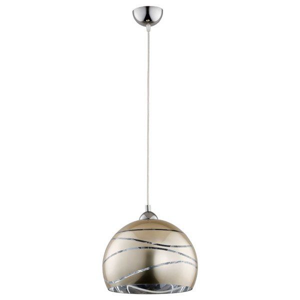 Lampa wisząca Alfa Narvi 4247 chromowana dekoracyjna 1xE27 x 15W 1 szt.