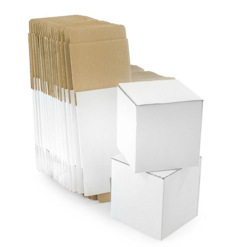 Kartony wykrojnikowe Neopak 100x100x100mm Białe, 100 szt.