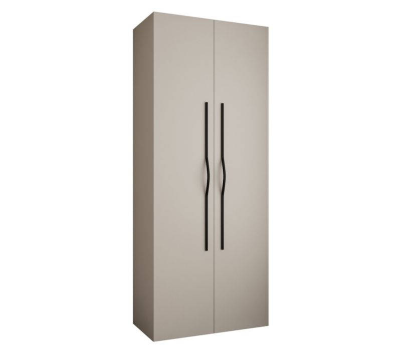 Szafa uchylna Garderoba COMO 2 100 (kaszmir/czarny)