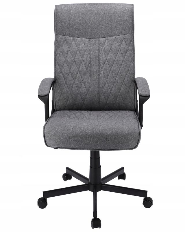 Fotel obrotowy ergonomiczny JUMI biurowy do biurka COMFORT szary 1 szt.