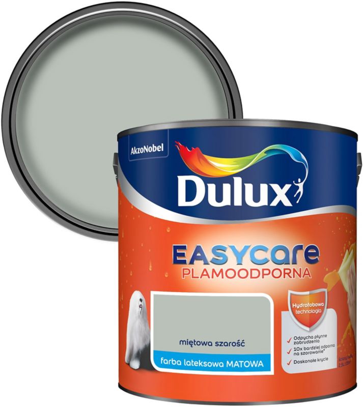 Farba Dulux EasyCare miętowa szarość 2,5 l