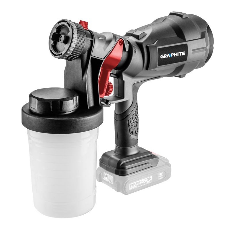 Pistolet natryskowy GRAPHITE HVLP akumulatorowy 1 szt