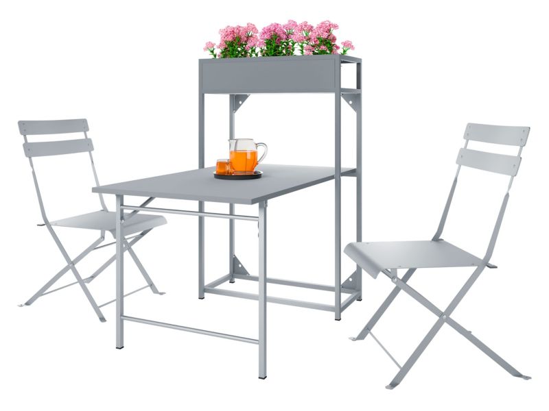 Zestaw mebli ogrodowych MIRJAN 24 Tourra szary 1 szt.