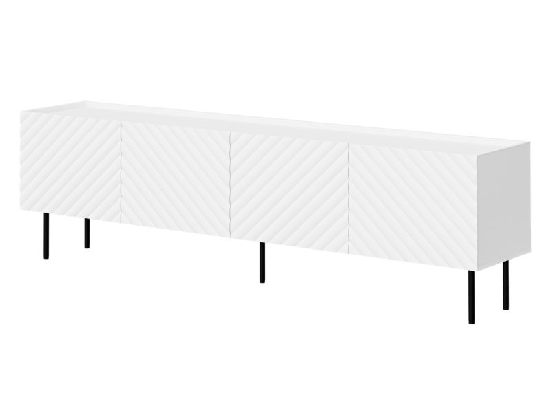 Szafka RTV MIRJAN 24 Lucca 200 4D biały 1 szt.