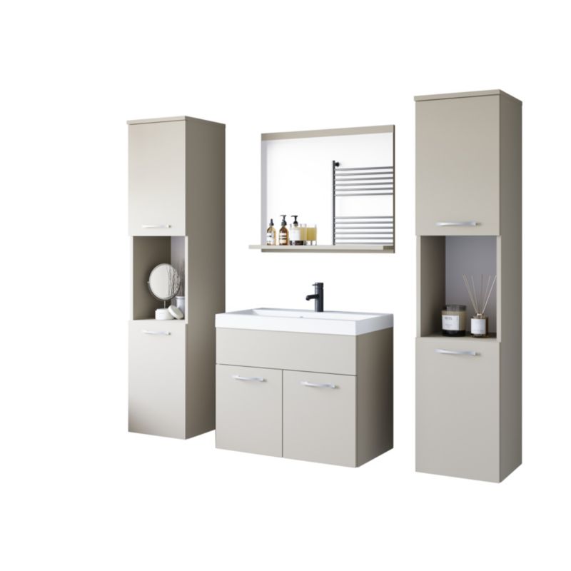 Zestaw mebli łazienkowych MINIO go for it MONTANA XL kaszmirowy beż, 1 kpl.