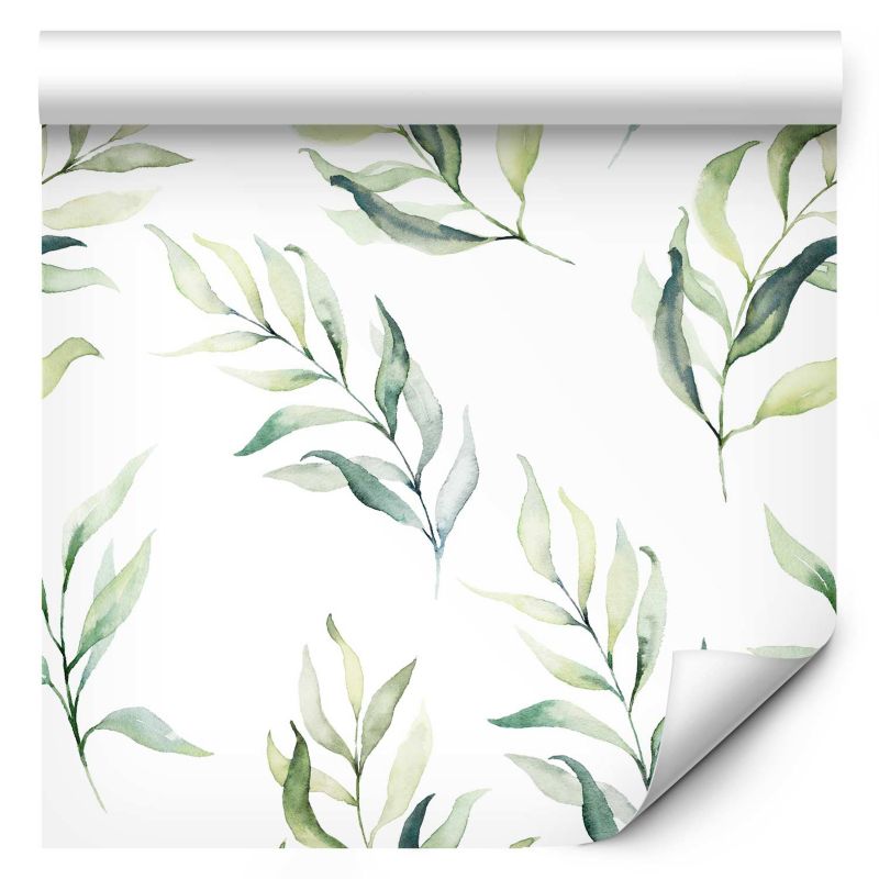 Tapeta flizelinowa Artgeist 110g/m2 Liście beżowa 50x1000 (10 części) 10054ja rolka 1 szt