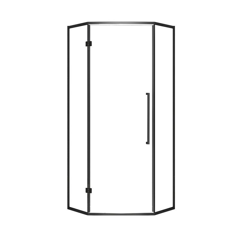 Kabina prysznicowa DOLCE Durasan 90x90 czarna pięciokątna 1 szt.