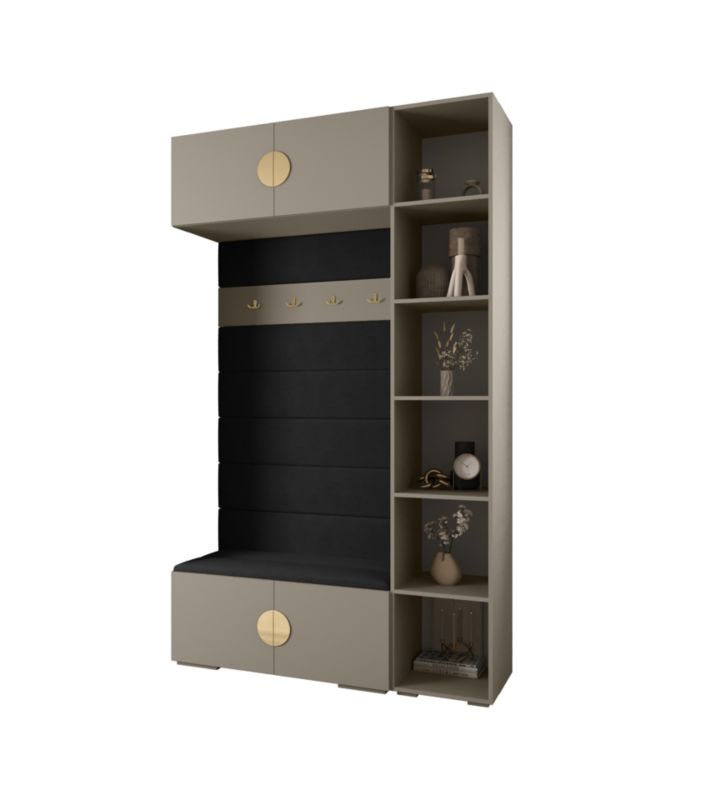 Garderoba do przedpokoju Abiks INOVA 4 Z20 kaszmir+złoty+manila18 1 szt.