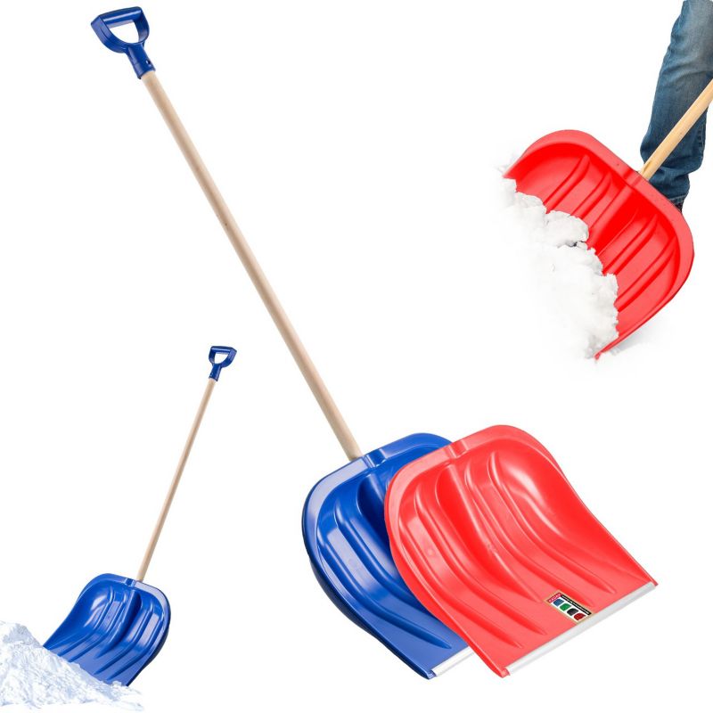 Łopata Do Śniegu KADAX Duża szufla Drewniany Trzon + szufla Głowica Łopaty 1szt.