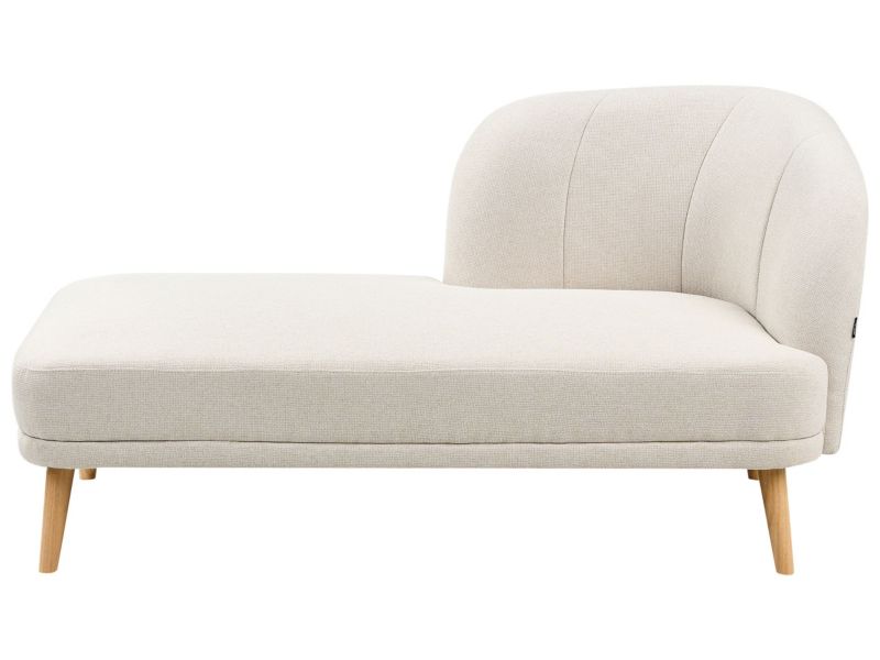 Szezlong prawostronny jasnobeżowy Tanlay 1 szt.